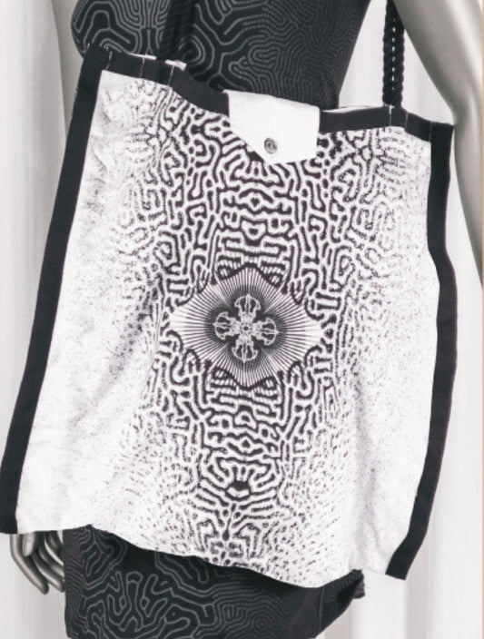 Vajra Drawstring Tote Bag