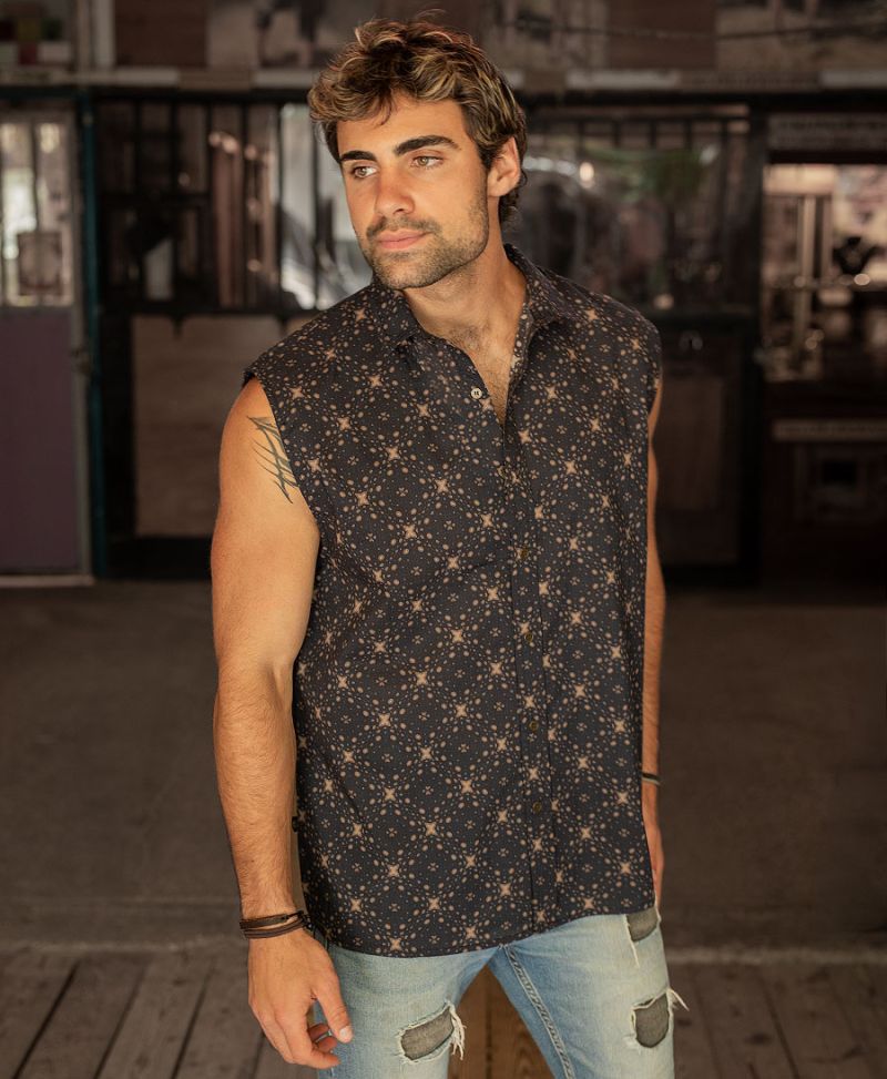 #SEED OF LIFE# Sleeveless Shirts