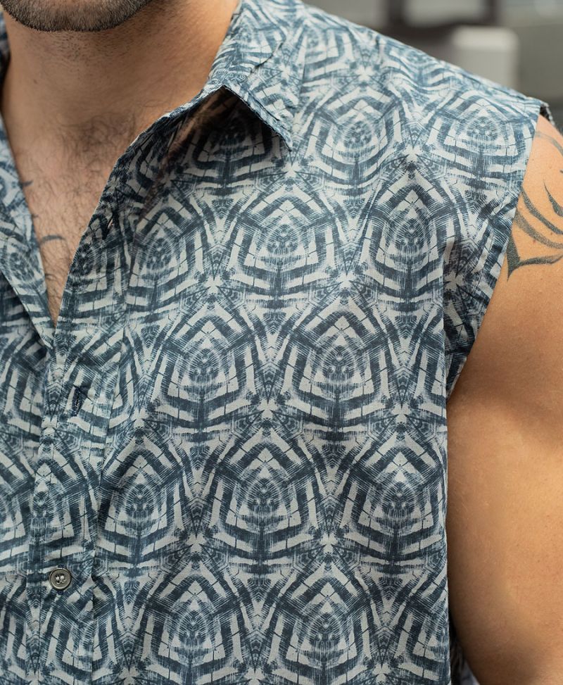 #SEED OF LIFE# Sleeveless Shirts