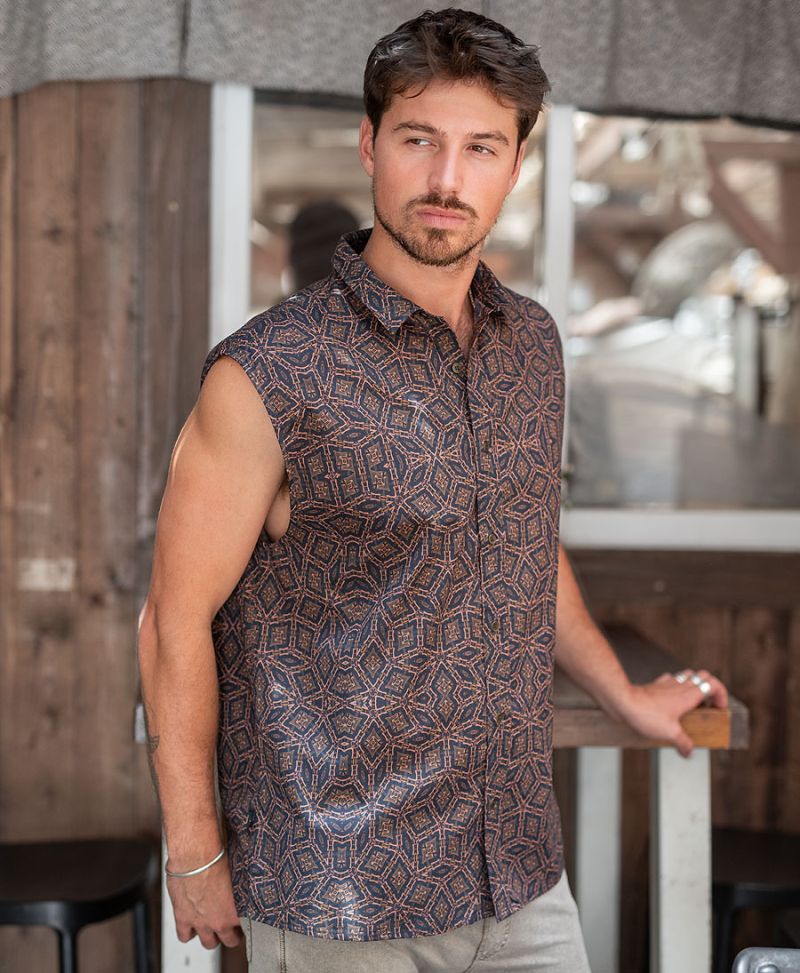 #SEED OF LIFE# Sleeveless Shirts