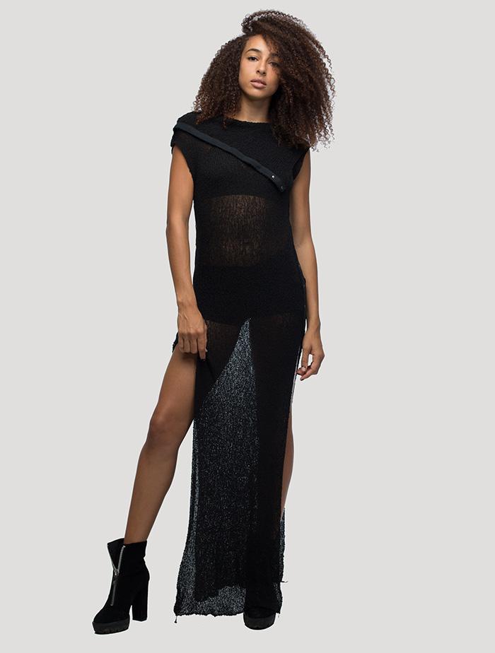 Ply See-Through Dress