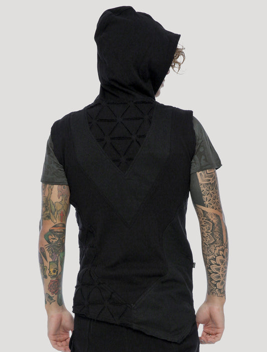 Shinobi Hoodie Vest by Psylo