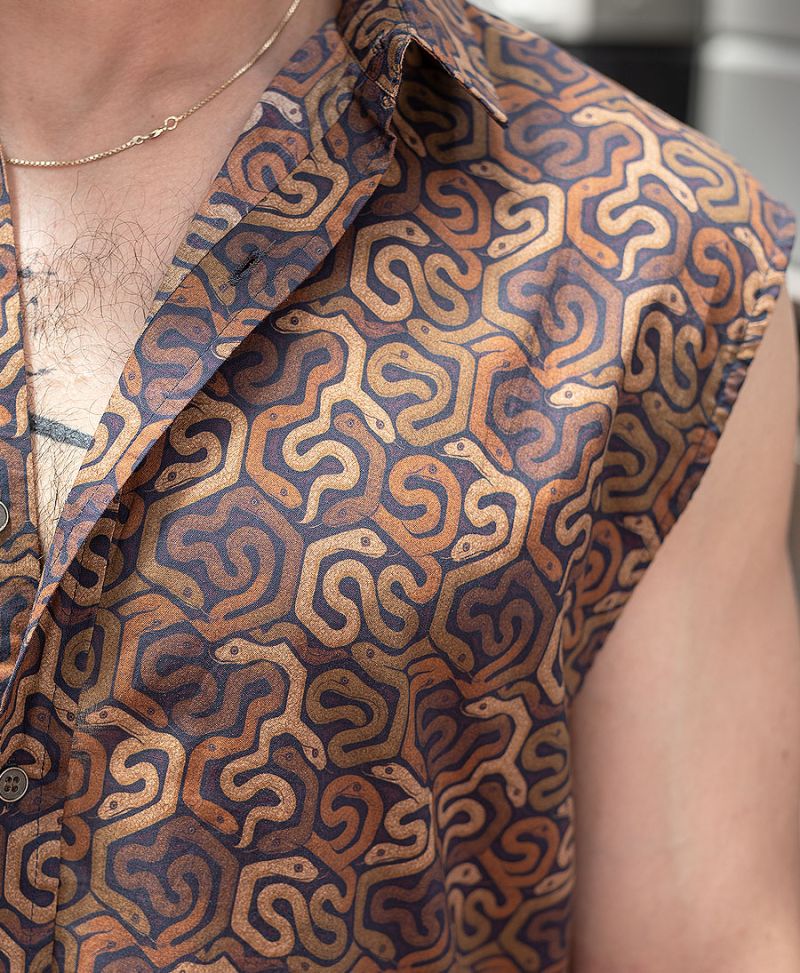 #SEED OF LIFE# Sleeveless Shirts