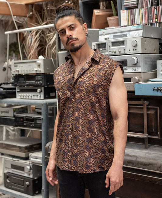 #SEED OF LIFE# Sleeveless Shirts