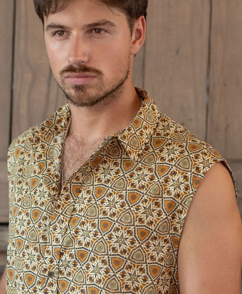 #SEED OF LIFE# Sleeveless Shirts