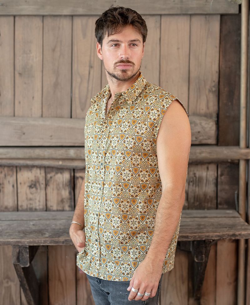 #SEED OF LIFE# Sleeveless Shirts