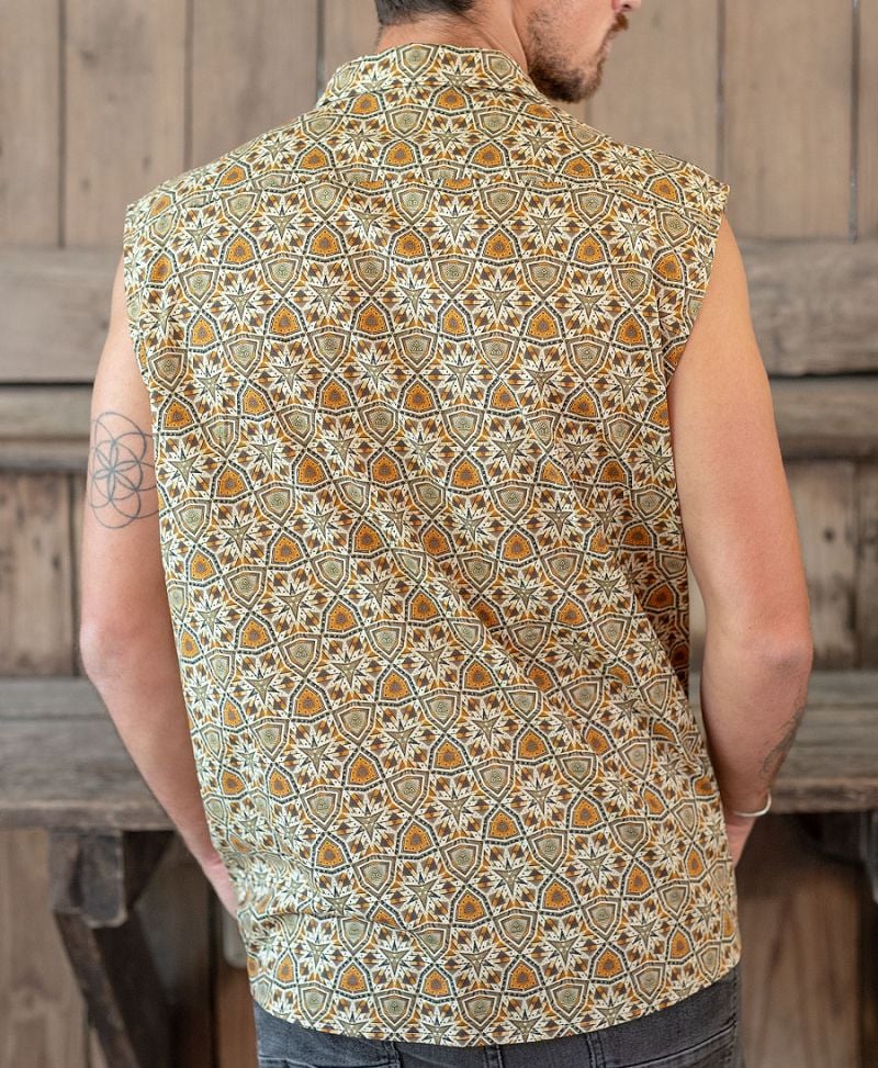 #SEED OF LIFE# Sleeveless Shirts