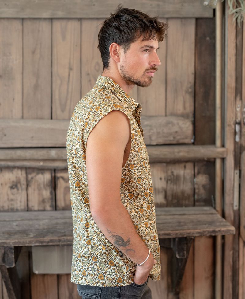 #SEED OF LIFE# Sleeveless Shirts