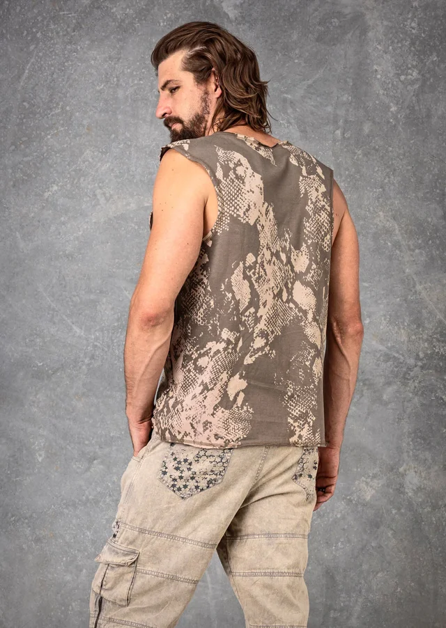 Mystic Singlet - Snake Print
